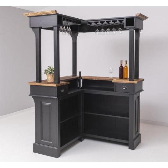 fekete vintage tomorfa barpult klasszikus egyedi butor gyartas rusztikus mediterran sotet barasztal etterem bisztro pub bar butorok minosegi sotet butor.jpg